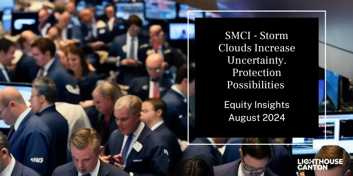 Equity Insights - SMCI - Storm Clouds Increase Uncertainty. Protection Possibilities